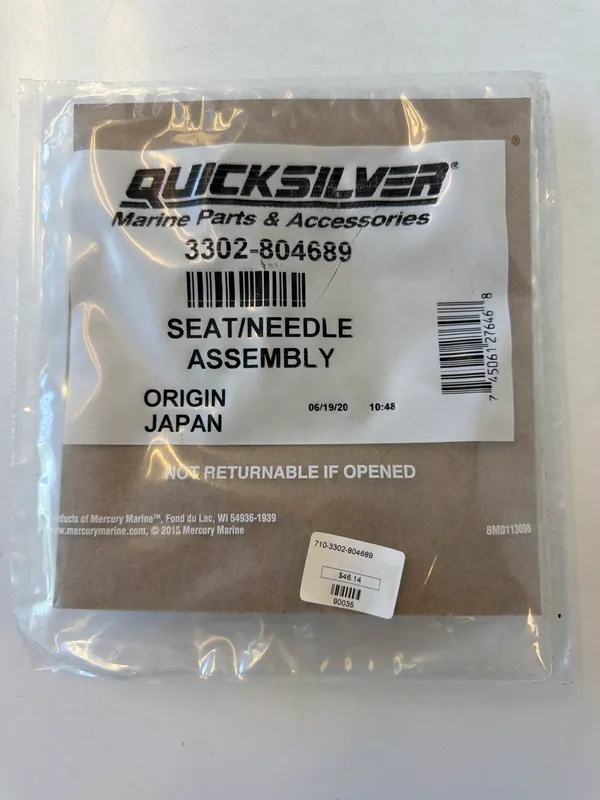 Mercury Marine 804689 Mercarb 2b Spring Needle/Seatz