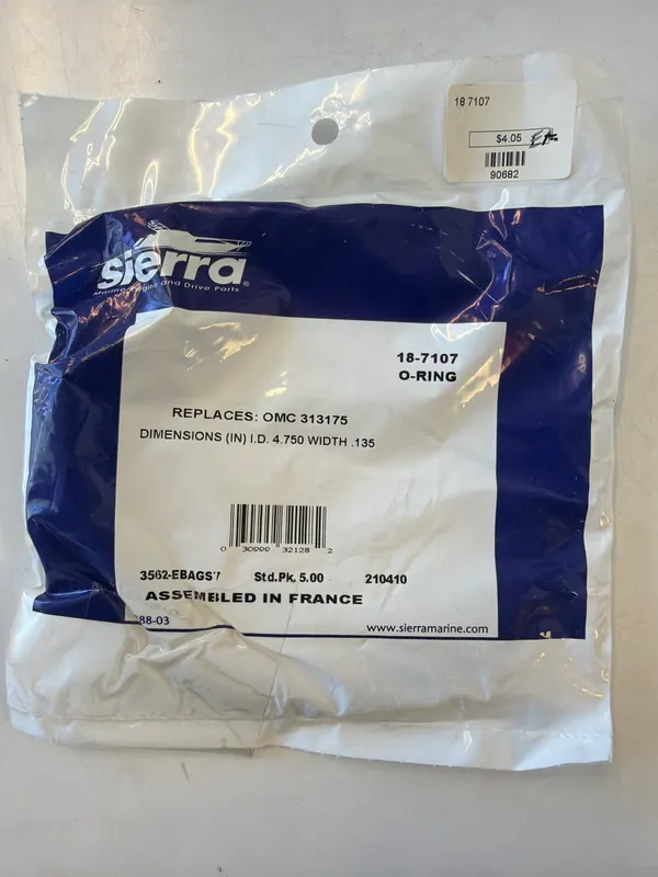 Sierra 18-7107 O-Ring Universal 18 7107