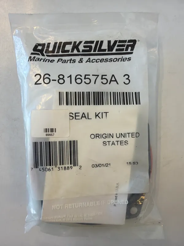 W Gear Hsg Seal Kit-Genii-91MZ