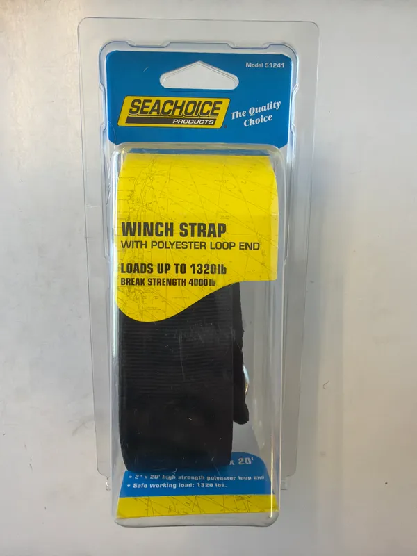 50-51241 Winch Strap-2 X20' W/