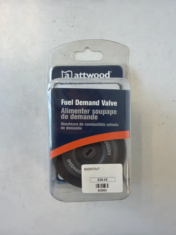 Attwood 9300FDV7 Fuel Demand Valve for Portable Marine Fuel Systems