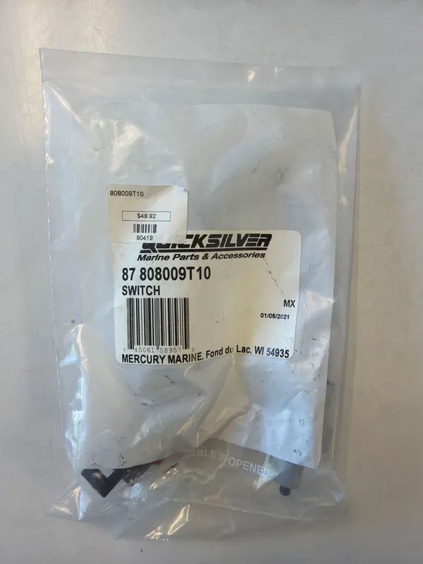 Mercury Marine 808009T10 Switch Assembly