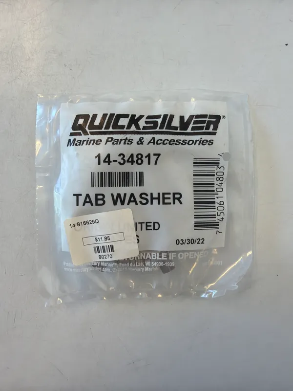 Mercury Marine 14816629Q Prop Tab Washer