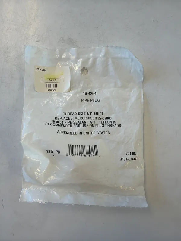 Pipe Plug3/8-18 Npt 22-32803