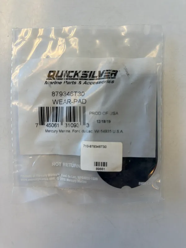 Mercury Marine 879346T30 Wear Pad Zz