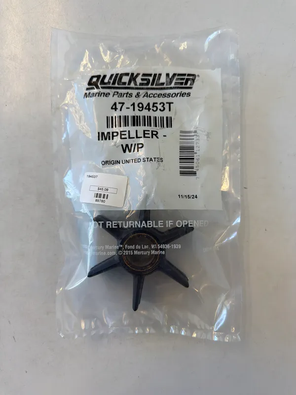 Mercury Marine 19453T W Imp 45 Jet Thru 60 Standard MZ