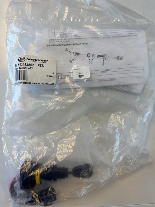 Key Switch Assembly - Merc