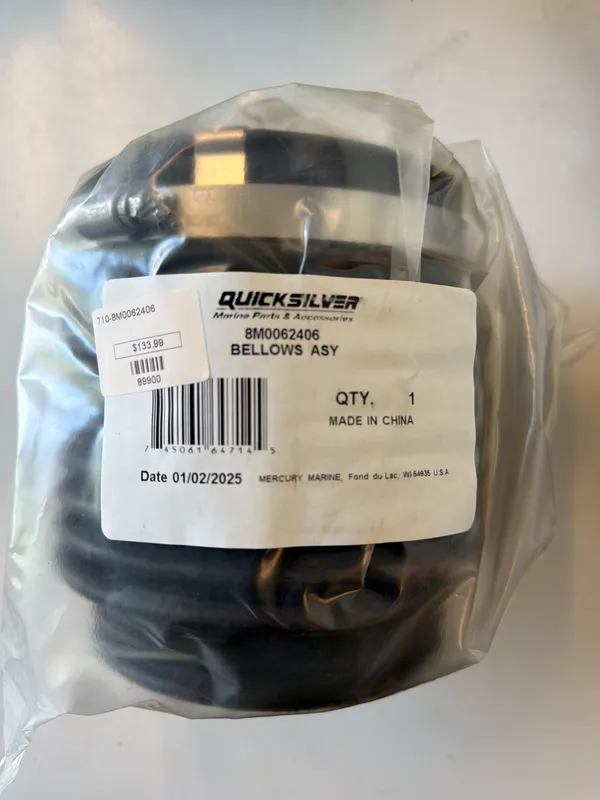 Mercury Marine 8M0062406 U-Joint Bellows Bravo MZ