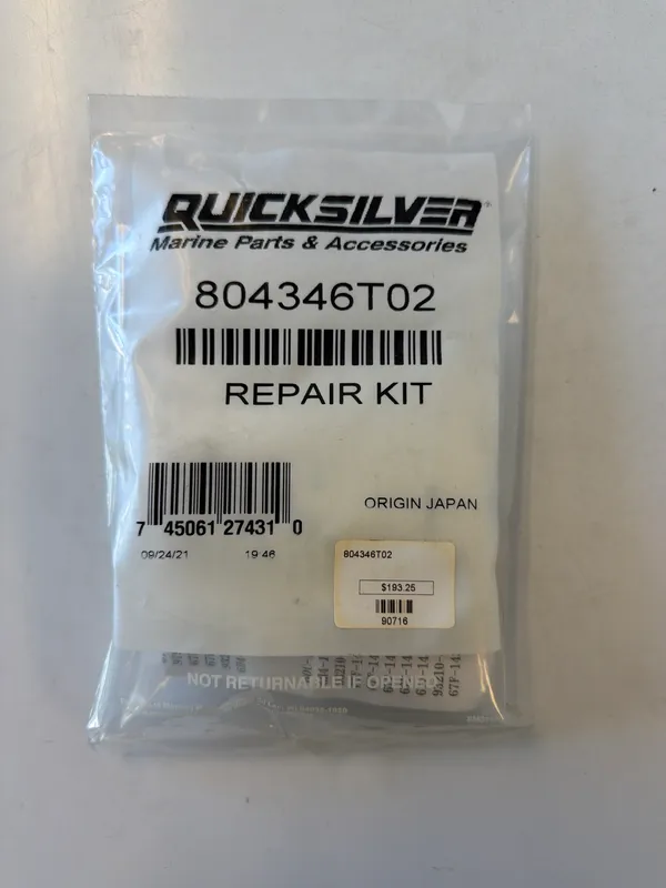 Mercury Marine Repair Kit, 804346T02