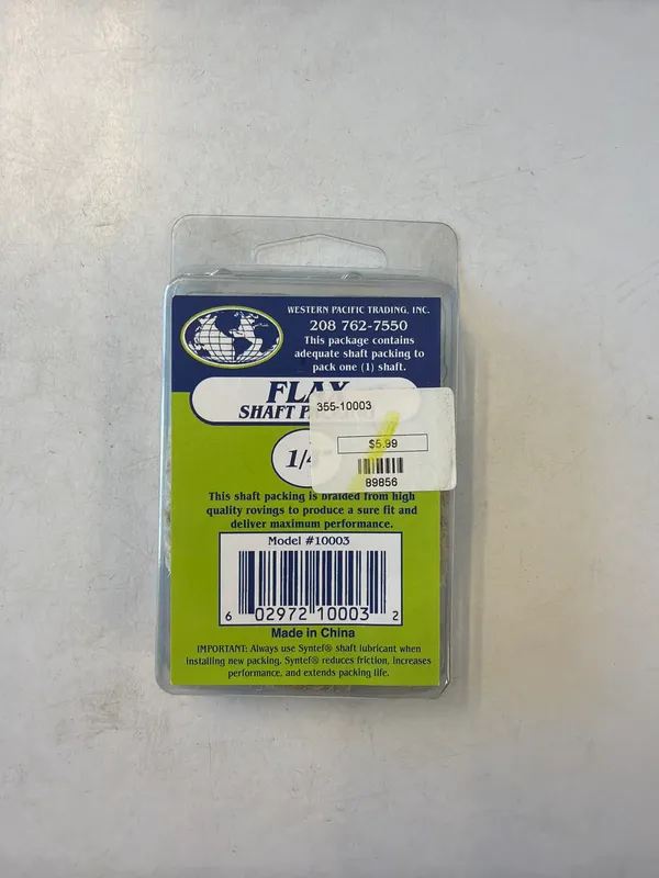 Flax Packing 1/4"x2' Retail