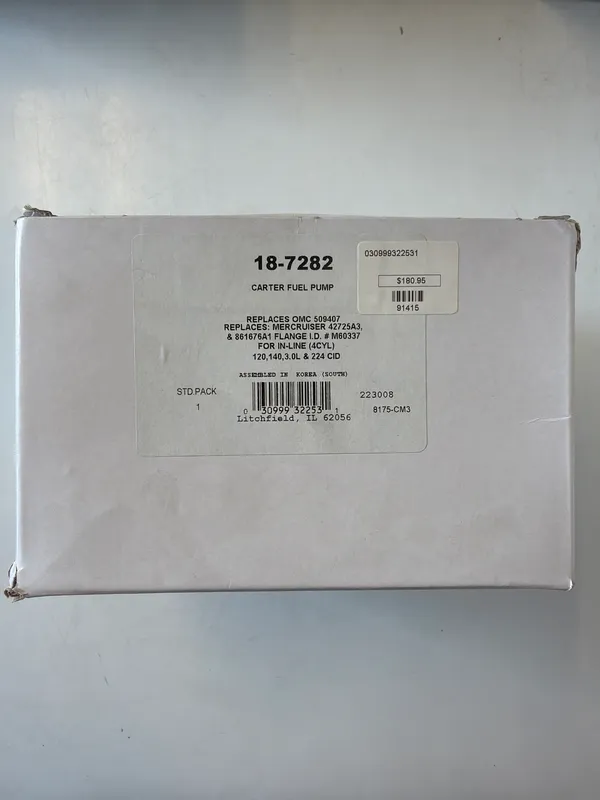 Fuel Pump Universal SEI18-7282