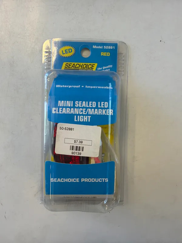 Seachoice 50-52881 Mini Sealed LED Marker Red