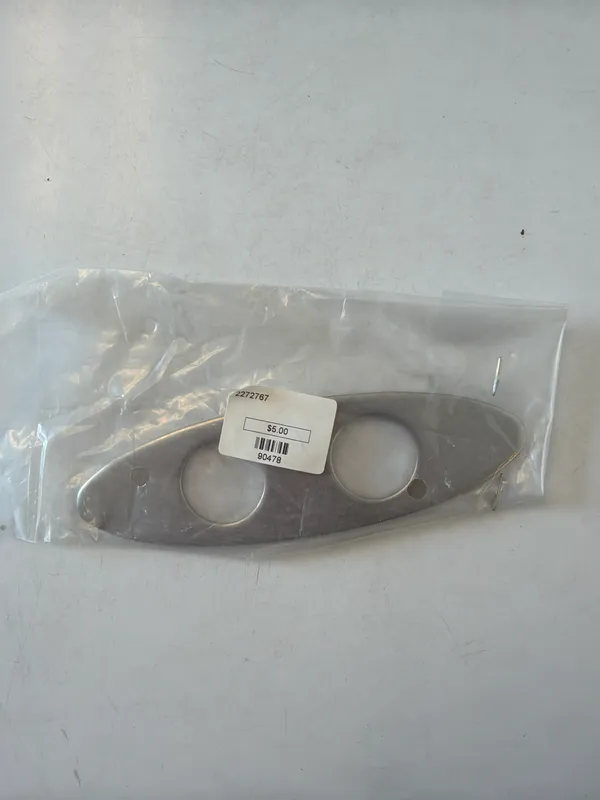 Plate, Pop Up Backing 304SS 5.19" 2 Hole
