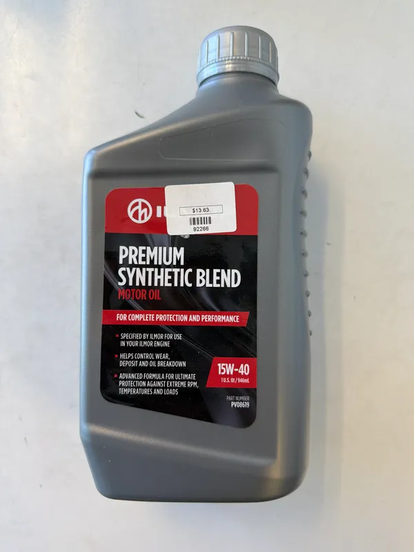 15w-40 Premium Synthetic
