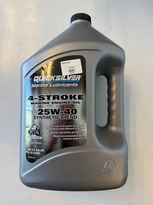 Mercury Marine 8M0078623 Wmar Eng 25W40 Synb Gl
