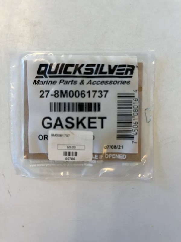 Mercury / Quicksilver 27-8M0061737 Bravo Gimbal Water Hose Nipple Gasket
