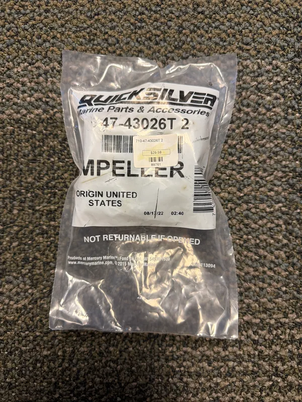 Mercury Marine 47-43026T2 W Imp Alpha GEN Ii & O/B MZ