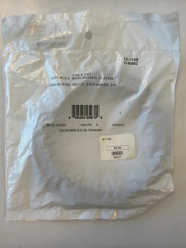 Sierra 18-7159 O Ring MC25-31534 (5-Pack) 55-21