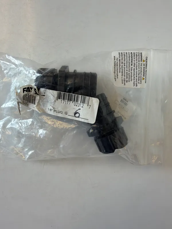 Flow Rite 1 1/8" Plug Fits Inside
w746/W741