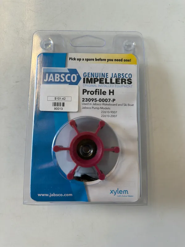 Jabsco 230950007P Replacement Impeller, Red Ballast King Impeller