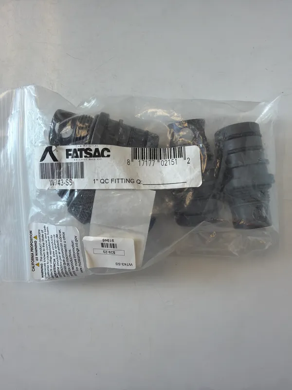 Suction Stop Sac Valve Threads -- 1-
1/8" Quick Connec