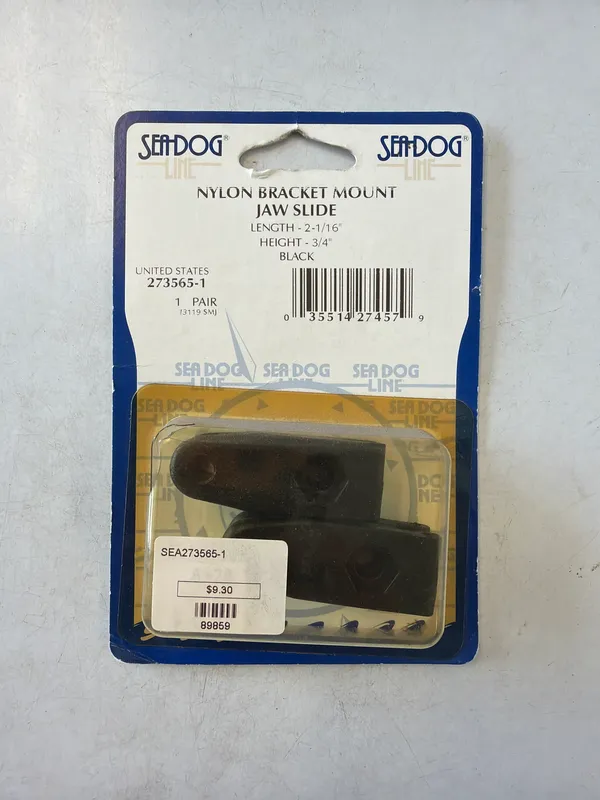 Sea-Dog 273565-1 Bracket Mount Jaw Slide Black, 2-1/16"l X 3/4"w