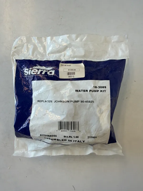 Sierra 18-3089 Water Pump Kit Johnson Pump