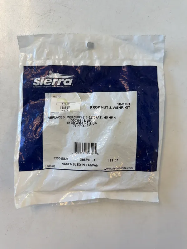 Sierra 18-3701 Prop Nut Kit-Honda Merc PCM