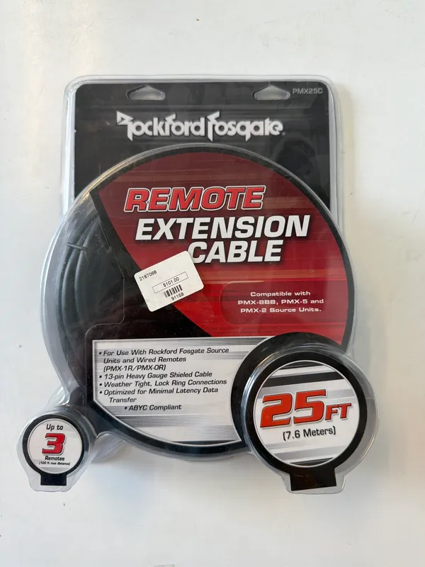 Cable, Rockford Fosgate Ext25'p