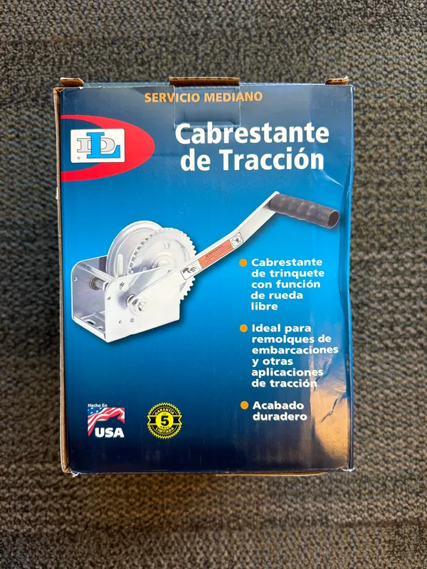 DL1602A Winch, Plated