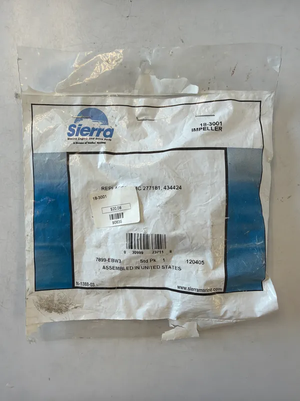 Sierra Impeller J/E OMC-18-3001