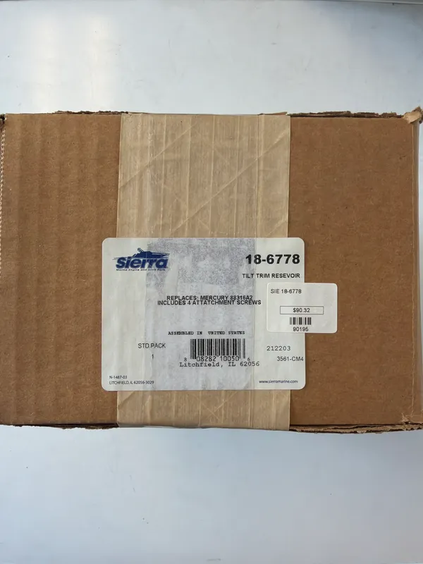Sierra 18-6778 Power Trim Reservoir Mercury