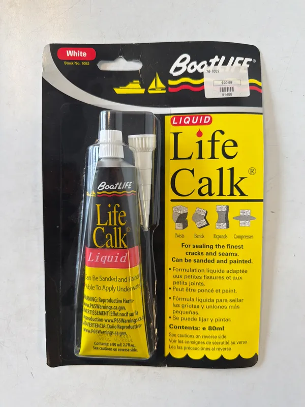 Liquid Life Caulk Tube - White