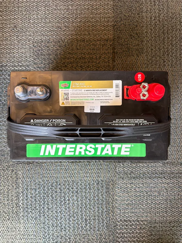 Interstate 27m-Xhd-1000 Cranking Battery