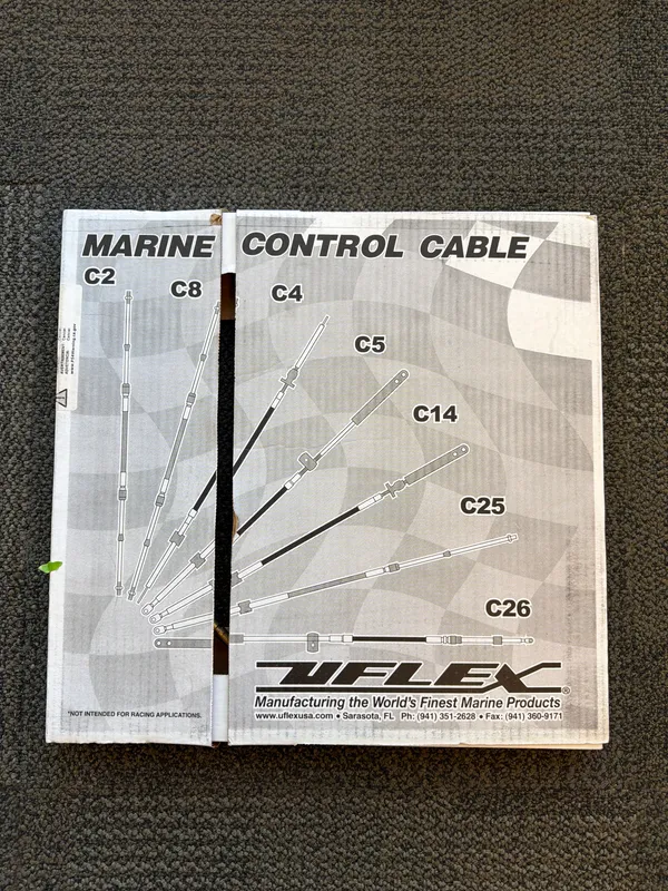 Uflex C2X19 Universal 33C Control Cable, 19 ft