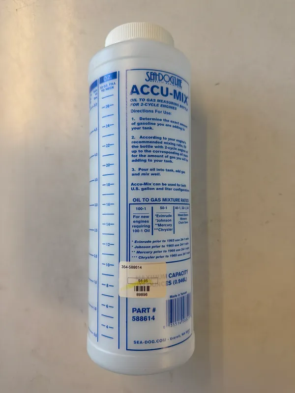Mixture Bottle Oil/Gas