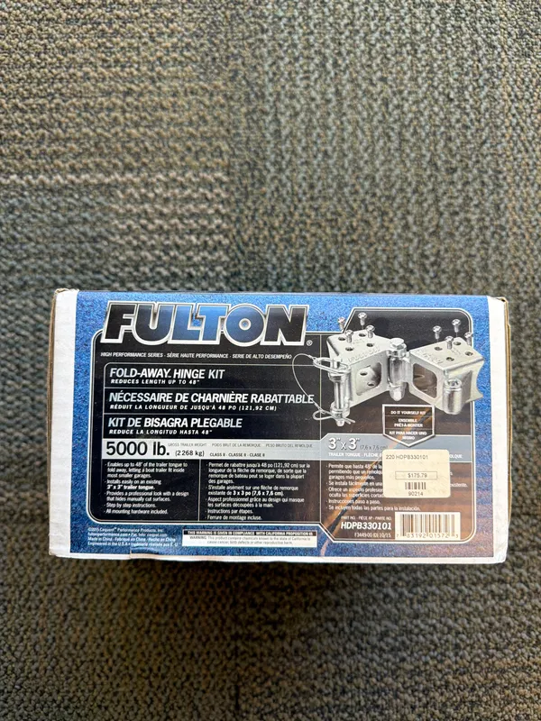 Foldaway Bracket Kit 3x3 5000#