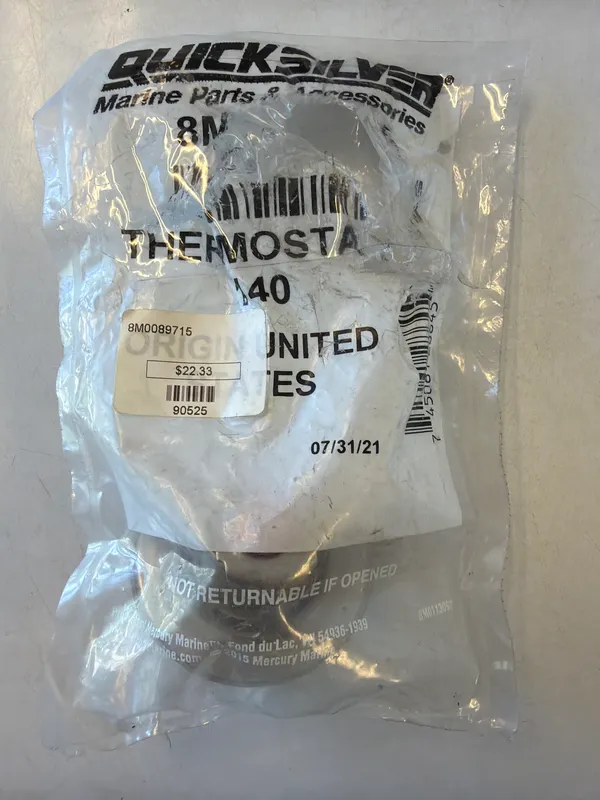 Mercury Marine 8M0089715 Thermostat - 140 Degree