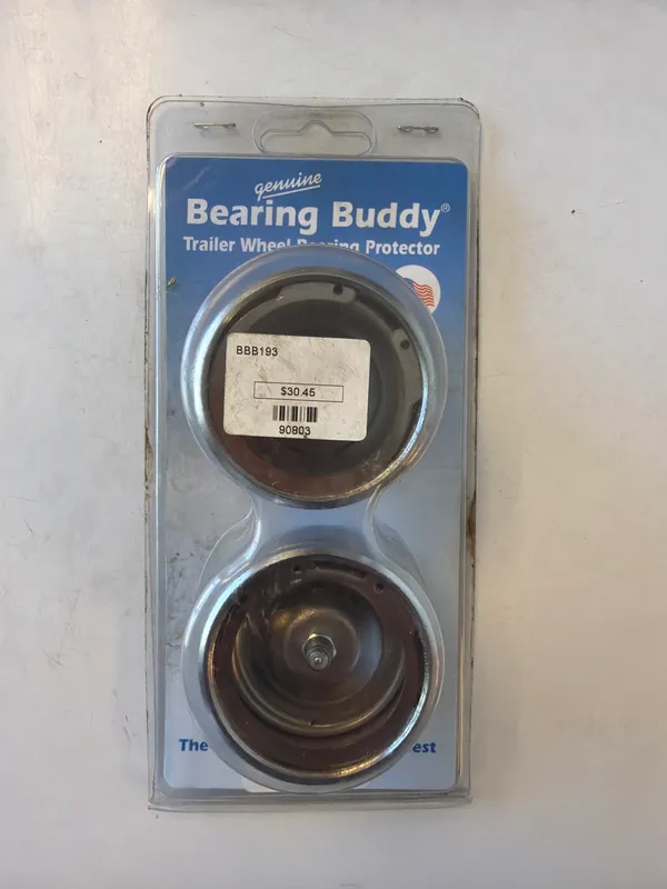 Bearing Buddy 1938 Trailer Bearing Protectors, 1.938 in Chrome, Pair