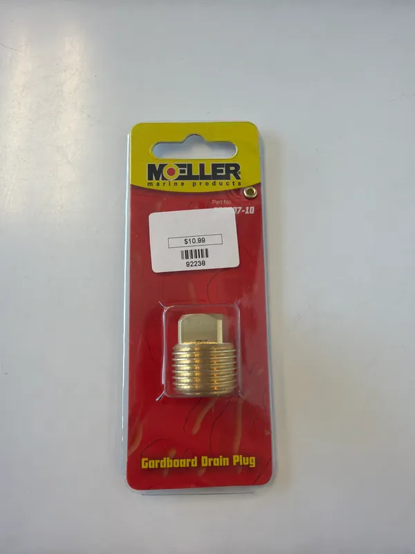 Garboard Brass Replacement Plug 1/2"