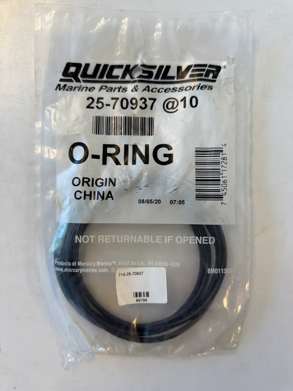 Mercury Marine 25-70937 Oil Seal Carrier O-Ring @10oil