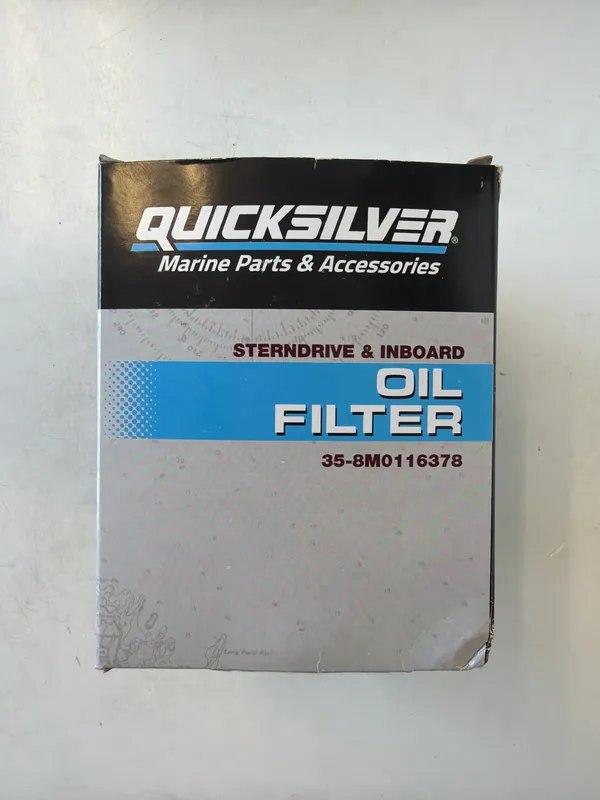 Mercury Marine Quicksilver 35-8M0116378 Oil Filter For All MCM/MIE Ford Engines