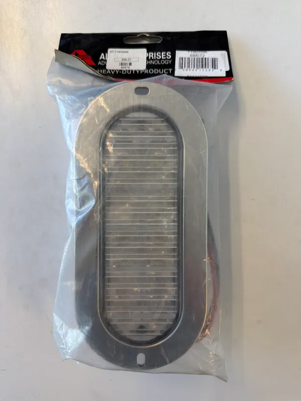 Stainless 6 In Oval White LED