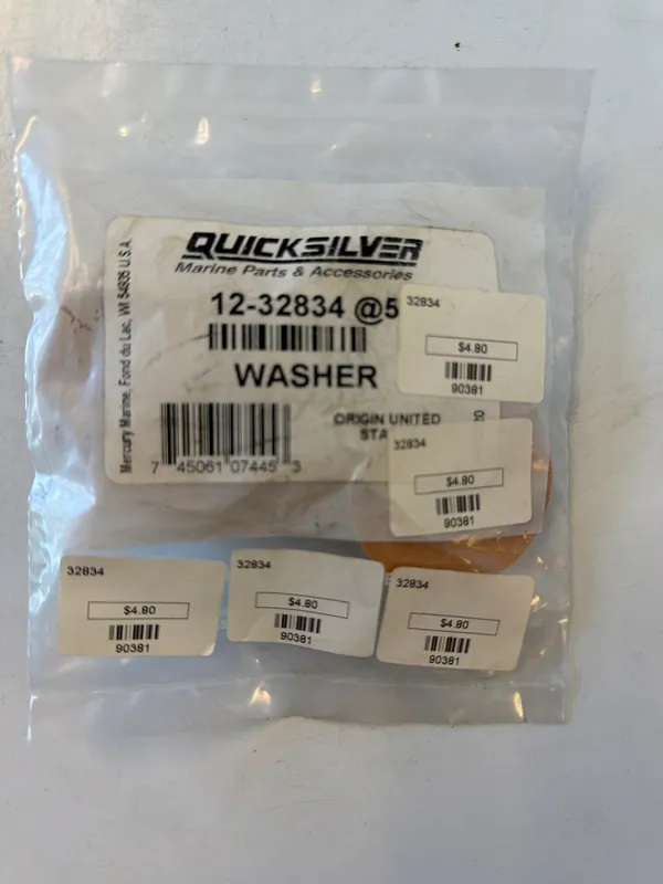 Mercury Marine Washer (5-Pack) 32834