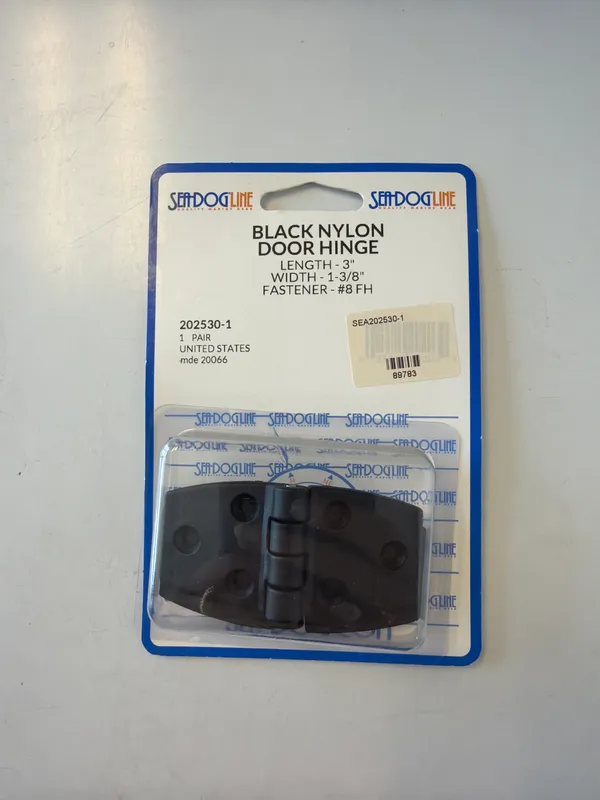 Sea-Dog 202530-1 Door Hinge Nylon Black 3" 2pk