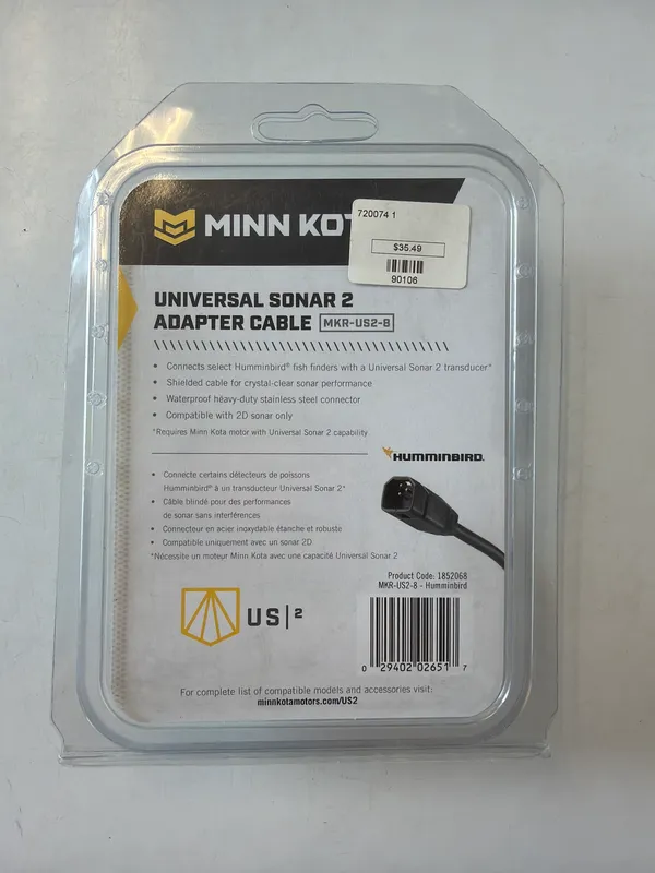Humminbird 720074-1 AS EC QDE Ethernet Adapter Cable, 1 ft