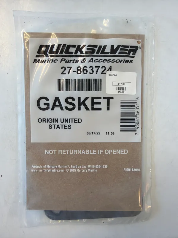 W EXH Elbow Gasket Restr