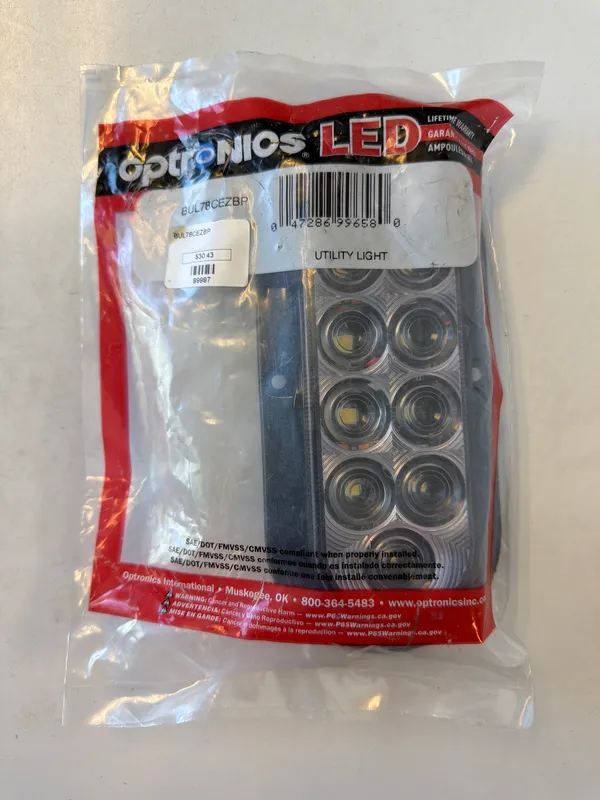 LED Backup Trailer Light(clear)