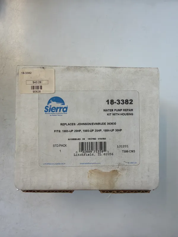 Sierra 18-3382 P Water Pump Kit J/E