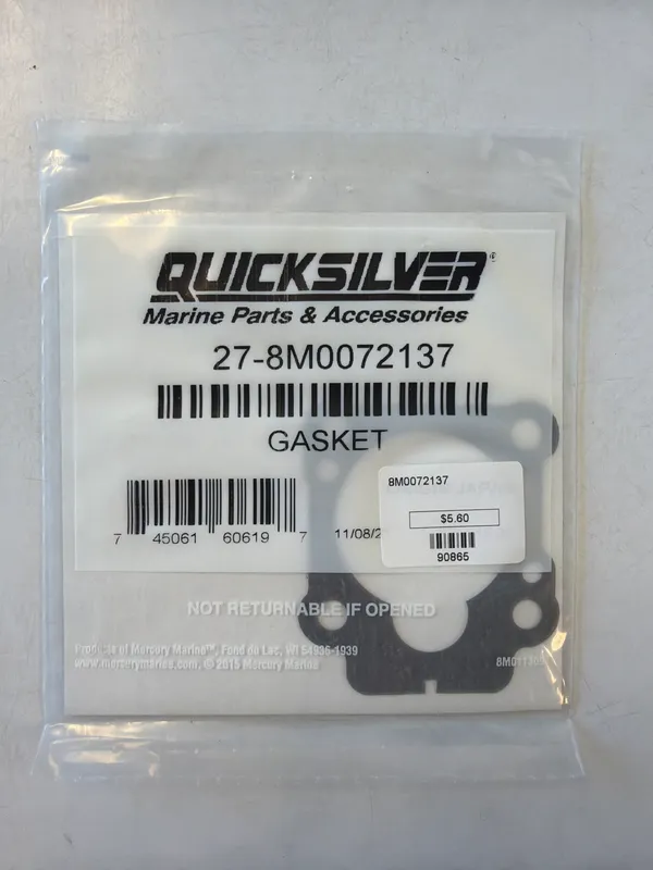 Mercury Marine Gasket, 8M0072137